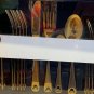 Disney Parks 24 Piece Flatware Set Icon Mickey Mouse Gold Finish New in Box