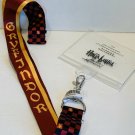 Universal Studios Harry Potter Gryffindor Checkered Pattern Lanyard New