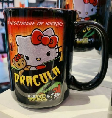 Universal Studios Hello Kitty As Dracula Coffee Mug Halloween Horror Nights 2019
