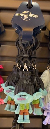 Universal Studios Exclusive TROLLS Branch Figure Keychain New