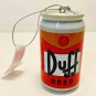 UNIVERSAL STUDIOS THE SIMPSONS BEER CAN CHRISTMAS ORNAMENT NEW