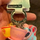 Disney Parks Exclusive Alice In Wonderland Tea Cups Keychains Set Of Five (New)