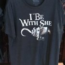 DISNEY PARKS PIRATES OF THE CARIBBEAN I BE WITH SHE MENS T-SHIRT LARGE NEW