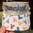 DISNEYLAND RESORT ICON MICKEY WHITE VISOR NEW
