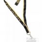 Universal Studios Harry Potter Hufflepuff Checkered Pattern Lanyard New