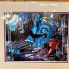 Disney Parks Exclusive The Lion King Rafiki & Simba Matted Print by Brett Owens