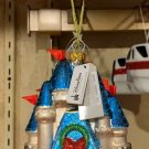 Disney Parks Disney Princess Castle Glass Christmas Ornament New