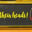 disney parks desk plaque queen of hearts off with their heads!