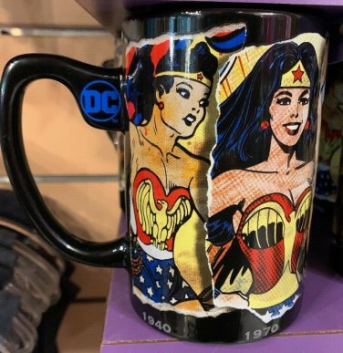 Six Flags Magic Mountain Dc Comics Wonder Woman Evolution Mug New
