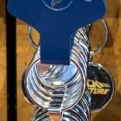 Universal Studios Back To The Future Round Keychain New