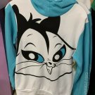 Six Flags Magic Mountain Looney Tunes Pussyfoot Cat Hoodie Sweater Large