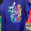 Six Flags Magic Mountain 2020 Looney Tunes Character Blue T-Shirt Size XX-Large