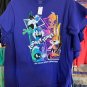 Six Flags Magic Mountain 2020 Looney Tunes Character Blue T-Shirt Size XX-Large