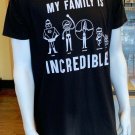 Disney Parks My Family Is Incredible! The Incredibles Men's T-Shirt Large New