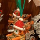Disney Parks Cars Tow Mater and Hat Resin Sculpted Christmas Ornament New