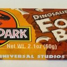 Universal Studios Jurassic Park Milk Chocolate bar & Candy Bones Candy Bar New