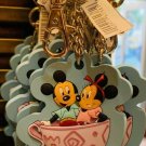 Disneyland Resort Exclusive Mickey and Minnie Mouse Tea Cups Park Life Keychain