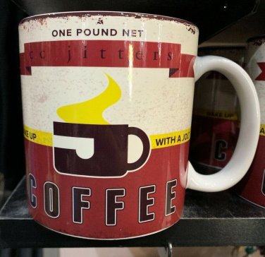 Six Flash Magic Mountain Central City CC Jitters 20 oz. Coffee Mug New