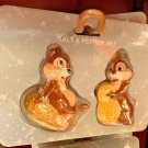 Disney Parks Exclusive Chip and Dale Salt & Pepper Shaker Set (2) Piece Set New