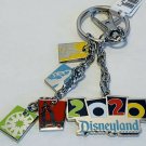 Disneyland Resort Exclusive Dated 2020 Keychain With Charms New