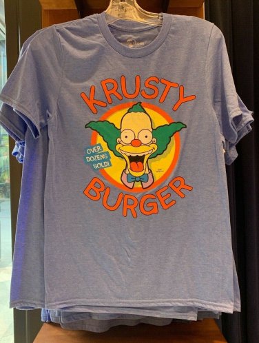 Universal Studios The Simpson Krusty The Clown Krusty Burger Woman Shirt XXL