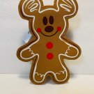 Disney Parks 2019 Christmas Mickey Gingerbread Coin Purse Wallet New