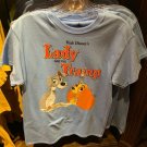 DISNEY PARKS EXCLUSIVE LADY AND THE TRAMP T-SHIRT (LARGE)