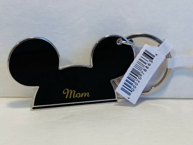 DISNEY PARKS MICKEY MOUSE EAR HAT MOM KEYCHAIN NEW WITH TAG