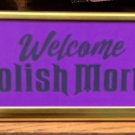 disney parks desk plaque haunted mansion welcome foolish mortals