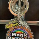 Six Flags Magic Mountain Exclusive Rainbow Enamel Keychain New