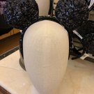 Disney Parks Minnie Mouse Ears Black Sequined Headband New