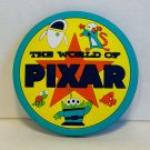 Disney Parks Exclusive The World Of Pixar Round Rubber Magnet (New)