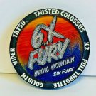 Six Flags Magic Mountain Exclusive 6X The Fury Resin Magnet New