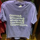 DISNEY PARKS EXCLUSIVE LITTLE MERMAID ARIEL GIZMOS WHOOZ-ITS MENS T-SHIRT LARGE