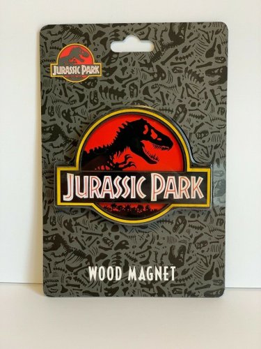Universal Studios Exclusive Jurassic Park Classic T-Rex Longo Wood Magnet New