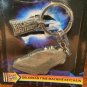 Universal Studios Back To The Future Cast Metal Delorean Metal Keychain New