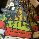 Disneyland Resort Dated 2020 Faux Leather Keychain New