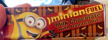 Universal Studios Minion Fuel Milk Chocolate w/ Banana Candy Bar (New & Fresh)