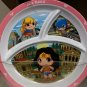 Six Flags Magic Mountain Batgirl Supergirl Wonder Woman Kid Plate New Set Of 2