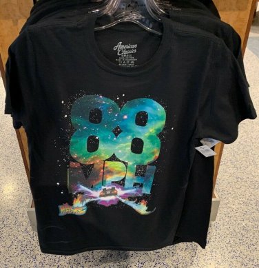 Universal Studios Back To The Future Black Shirt Mens Size Small New