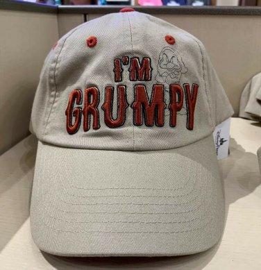 Disney Parks Exclusive I'm Grumpy Because You're Dopey Adult Hat New  With Tag