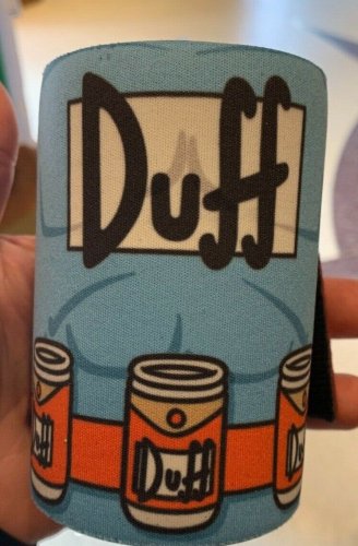 Universal Studios Exclusive The Simpsons Duff Man Beer Can Holder New