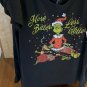 Universal Studios The Grinch More Bitter Less Glitter Women&acirc;��s Top Size Small New