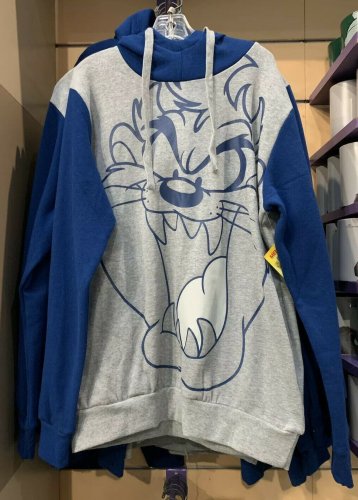 Six Flags Magic Mountain Looney Tunes Tasmanian Devil Taz Hoodie Sweater XXL
