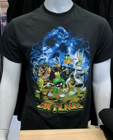 Six Flags Magic Mountain Exclusive Zombies Looney Tunes T-Shirt Size 2XL New