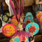 DISNEY PARKS MICKEY EARS IT'S A SMALL WORLD SCULPTED CHRISTMAS ORNAMENT NEW