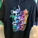 Six Flags Magic Mountain 2020 Looney Tunes Character Black T-Shirt Size Large