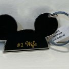 DISNEYLAND RESORT MICKEY MOUSE EAR HAT KEYCHAIN #1 WIFE NEW