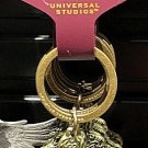 Universal Studios Wizarding World Harry Potter Hogwarts Crest Spinnng Keychain