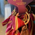 Universal Studios Harry Potter Gryffindor Fabric Tie Keychain New with Tags